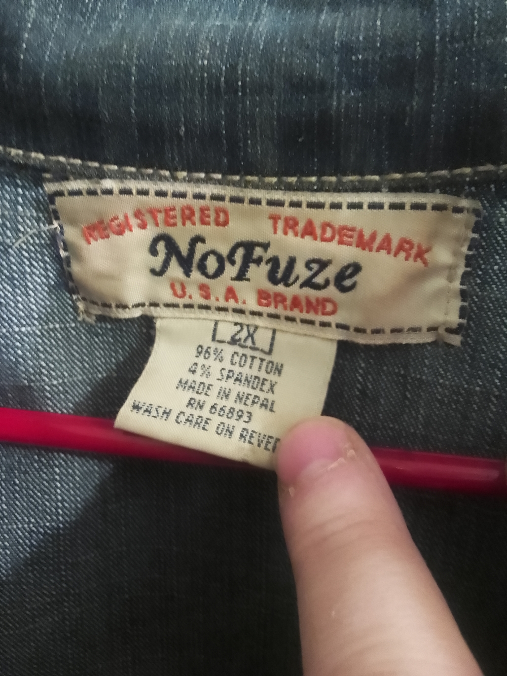 Women's Y2K Dark Blue Cropped Denim Jacket No Fuze U.S.A Brand - Picture 3 of 6